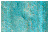 Tempe Terra Crater Ejecta
