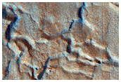 Ridges and Troughs in Circular Pattern in Deuteronilus Mensae