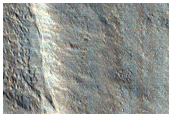 Wind Streak Near Alba Mons
