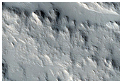 Lava Flow on East Flank of Olympus Mons
