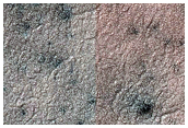 Exposure of South Polar Layered Deposits
