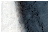 Rim of Impact Crater Exposed by Erosion
