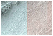 South Polar Residual Cap and Layered Deposits Exposure
