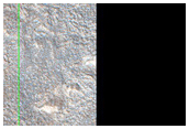 Crater Ejecta in Tinjar Valles
