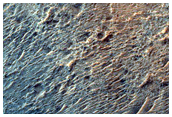 Possible Phyllosilicate-Rich Terrain in Small Crater in Terra Cimmeria
