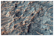 Well-Exposed Breccia in Huygens Crater
