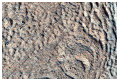 Crater Floor Features North of Sklodowska Crater
