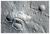 Crater Floor in Tempe Fossae Region
