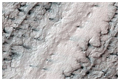 Exposure of South Polar Layered Deposits
