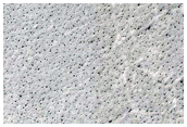 Seasonal Frost Distribution at Site of CTX Image