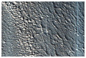 Rocky Crater Rim and Ejecta

