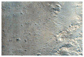 Layering in Trouvelot Crater
