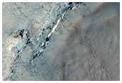 Northern Rim of Asimov Crater
