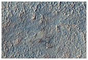 Channels in Crater Wall
