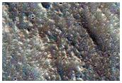 Fresh Small Crater in CTX Image 