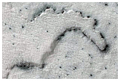 Exposure of South Polar Layered Deposits
