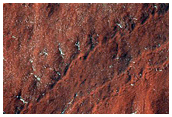 Basal Exposure of South Polar Layered Deposits
