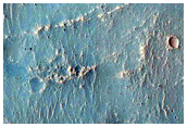 Steep Slopes of Crater in Terra Sirenum
