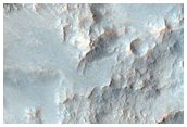 Possible Gullies on Crater Wall
