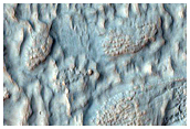 Outflow Feature Near Mafra Crater