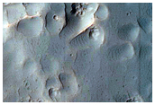Slope Where New Boulder Tracks Formed between MOC R11-02300 and S01-00136
