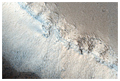 Troughs and Ridge Near Elysium Mons

