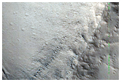 Crater in Tharsis Region
