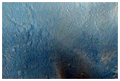 Landslides in Crater Near Nili Fossae
