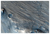 Rampart Ejecta Near Ganges Chasma
