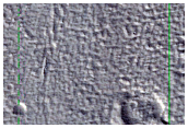 Crater in Tempe Fossae
