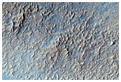 Crater Wall Southeast of Holden Crater
