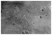 Gullies in Crater in Acidalia Planitia
