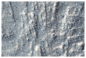 Transverse Ridges on Euripus Mons
