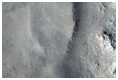 Possible Fan in Crater in Northeast Arabia Terra
