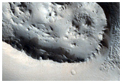 Cratered Features in Olympus Mons Aureole

