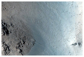 Monitor Slopes of Central Peaks in Horowitz Crater
