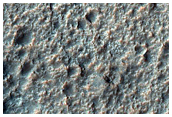 Possible Lacustrine Deposit in Filled Crater
