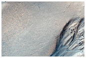 Monitor Gullies in Heaviside Crater

