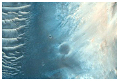 Floor of 35-Kilometer Diameter Crater in Terra Sabaea
