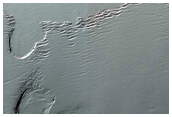 Exposure of South Polar Layered Deposits
