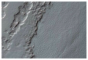 South Polar Residual Cap Swiss Cheese Terrain
