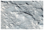 Layers at Base of Mesa in Aeolis Mensae
