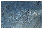 Margin of Flow in Galle Crater
