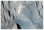 Light-Toned Material on Northwest Candor Chasma Wall
