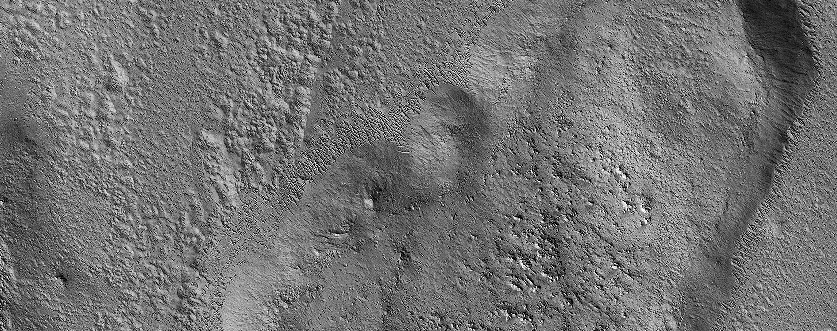 Tooting Crater Ejecta