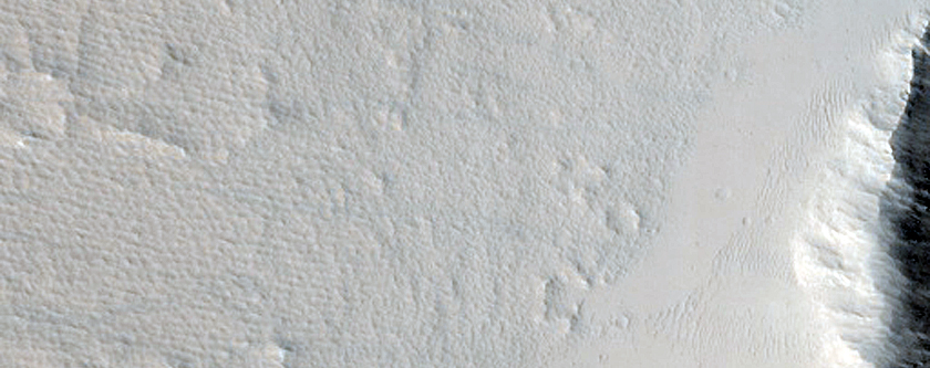 Crater Near Arsia Mons
