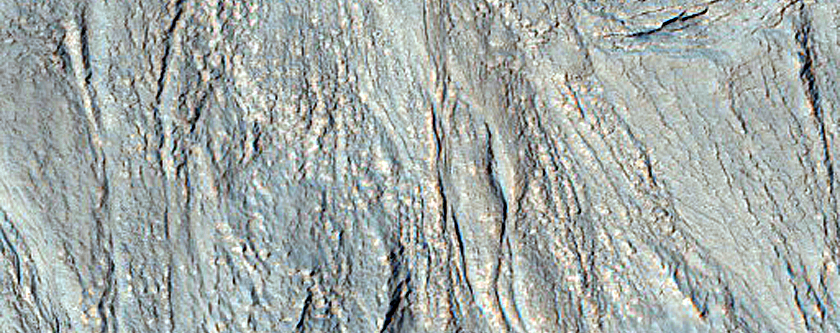 Crater with Gullies
