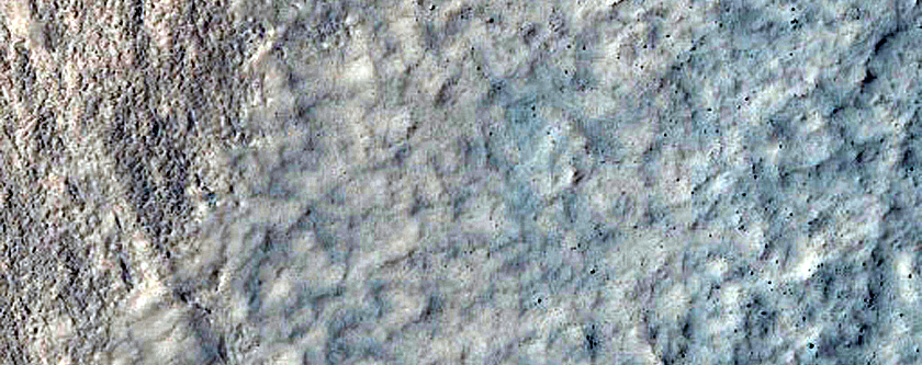 Flow Feature along Ridge Northwest of Hellas Planitia
