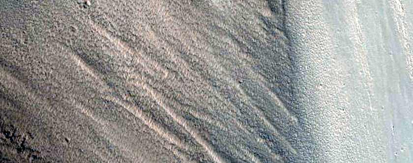 Ius Chasma Wall Stratigraphy
