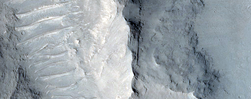 Layers in Aeolis Mensae
